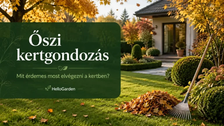 őszi kertgondozás, hellogarden