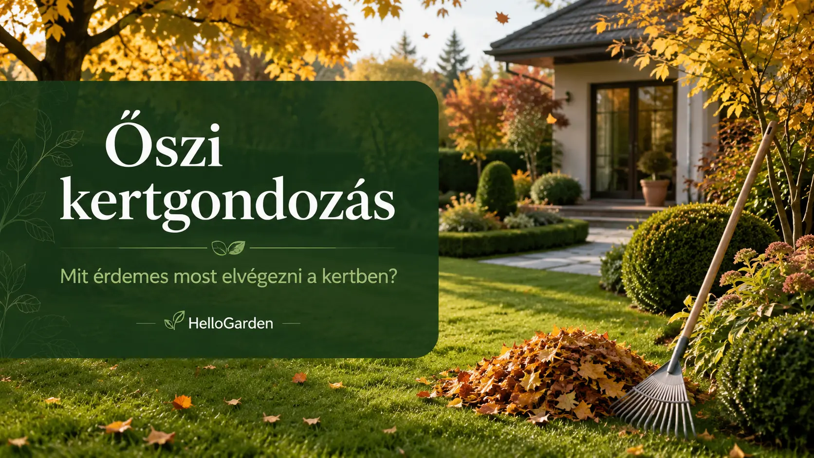őszi kertgondozás, hellogarden